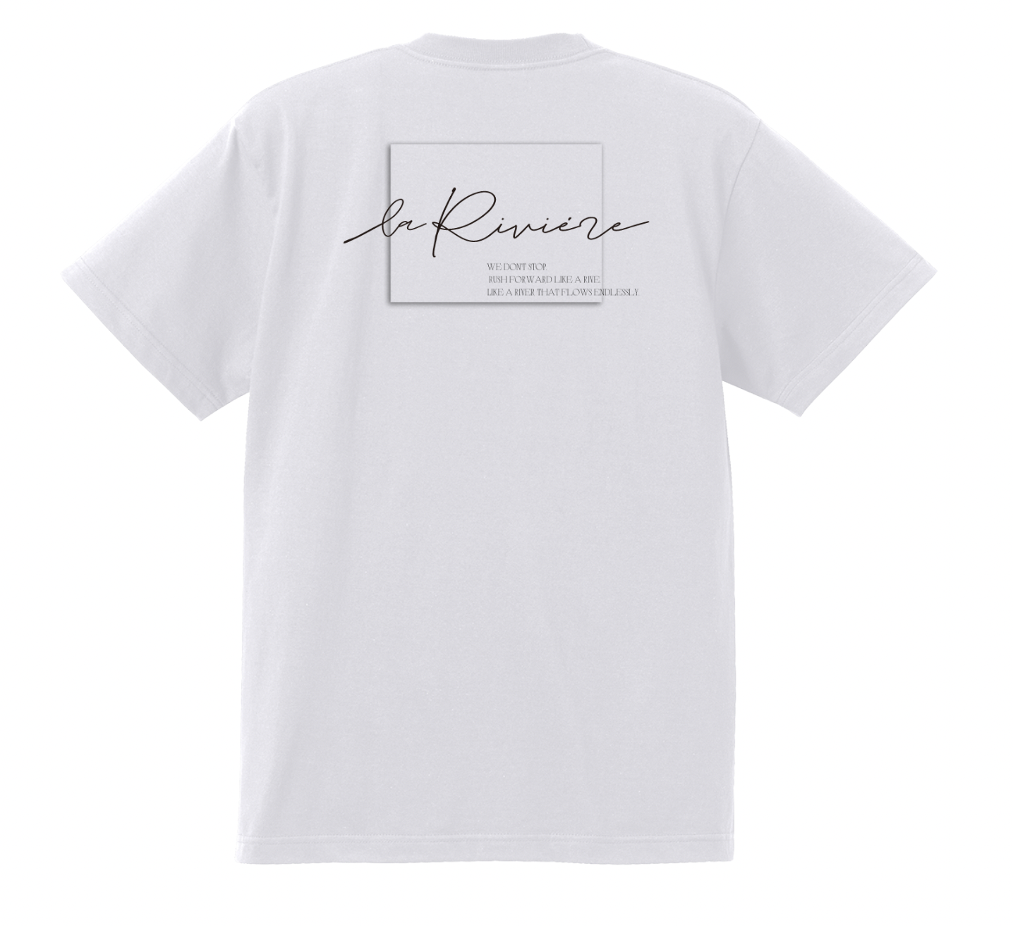 Rivière LOGOタグ Tシャツ
